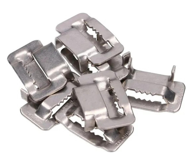 ExtraLink Klamerka stalowa do taśmy stalowej 20mm z ząbkami - 1544071 - zdjęcie 2
